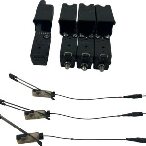 3x Delkim Txi D with Reciever - R/B/P - DOES NOT INCLUDED NIGHT LITES - H23 - PRE LOVED