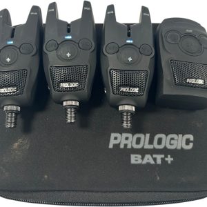 3x Prologic BAT+ Bite Alarms with Receiver in Case - E23 - PRE LOVED