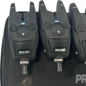 3x Prologic BAT+ Bite Alarms with Receiver in Case - E23 - PRE LOVED - Image 2