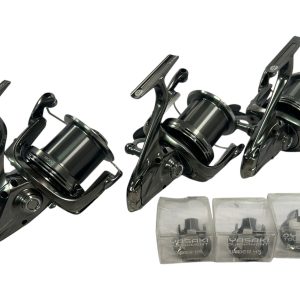 3x Shimano Aero Technium Mgs 14000 XSD with 3x Yasaki Spider 45 Line Guards - VERY GOOD CONDITION - PRE LOVED - Image 5