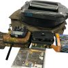 1x Carp Lounge Rt4 V3 Black Carbon Effect With All Round Blue Leds, 3 Batteries, Raymarine Dragonfly Pro Transmitter in Fox Vouager x Carp Lounge Bag - WHI720 - PRE LOVED