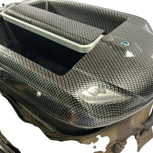 1x Carp Lounge Rt4 V3 Black Carbon Effect With All Round Blue Leds, 3 Batteries, Raymarine Dragonfly Pro Transmitter in Fox Vouager x Carp Lounge Bag - WHI720 - PRE LOVED - Image 4