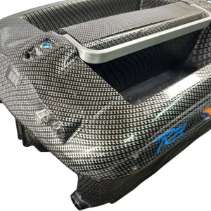 1x Carp Lounge Rt4 V3 Black Carbon Effect With All Round Blue Leds, 3 Batteries, Raymarine Dragonfly Pro Transmitter in Fox Vouager x Carp Lounge Bag - WHI720 - PRE LOVED - Image 5