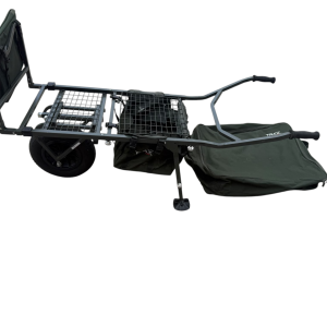 1x Nash Trax Barrow with Front Bag and Drop In Bag - ORA627 - PRE LOVED