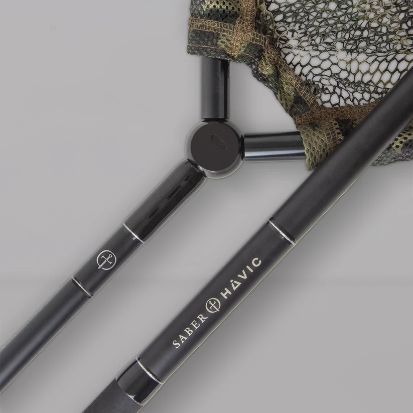 Saber 42" Havic 2 Piece Landing Net & Staff - Image 7