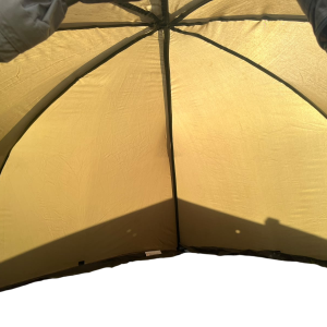 Alternative view of 1x Trakker Tempest Brolly with Infill Panel (3 Pole Missing Elastics) - ORA613 - PRE LOVED