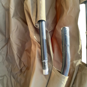 1x Trakker Tempest Brolly with Infill Panel (3 Pole Missing Elastics) - ORA613 - PRE LOVED - Image 5