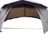 1x Trakker Tempest Brolly V2 with Skull Cap And Ground Sheet (Missing One Elastic in Pole) - ORA603 - PRE LOVED
