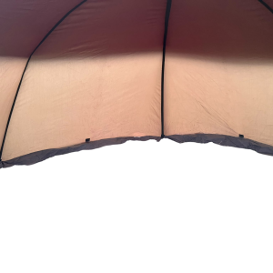 Alternative view of 1x Trakker Tempest Brolly V2 with Skull Cap And Ground Sheet (Missing One Elastic in Pole) - ORA603 - PRE LOVED