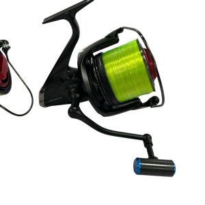 3x Shimano Aero Technium MGS 14000 XTD with Custom Spool Caps and Custom Handles - PRE LOVED - Image 4