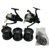 2x Esp Onyx Big Pit with 3x Spare Spools And 3x Spare Drag Caps - G8 - PRE LOVED