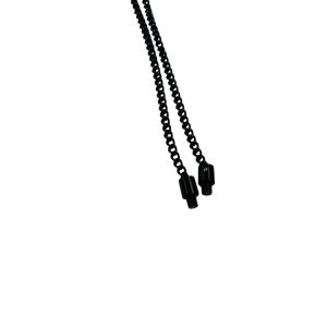 2x Black Bobbin Chains with Plastic Hockey Sticks - 6'' - B5 - PRE LOVED - Image 4