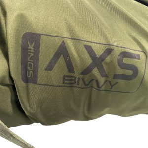 1x Sonik Axs Bivvy with Ground Sheet, Mozzi Front And Waterproof Front - RED107 - PRE LOVED - Image 5