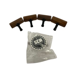 4x South Custom Reels Wooden Handle Knobs - A12   - PRE LOVED - Image 5