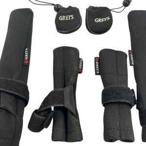 Alternative view of 2x Grey Tip and Butt Protectors with 50mm Covers - A9 - PRE LOVED