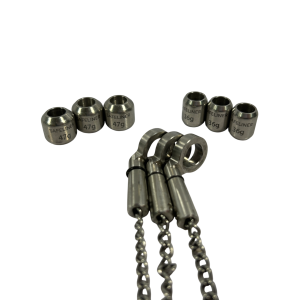 3x Jag Safe Liners with Chains, Jag Hockey Sticks, Spare Chains and 6 Weights - C13 - PRE LOVED - Image 5