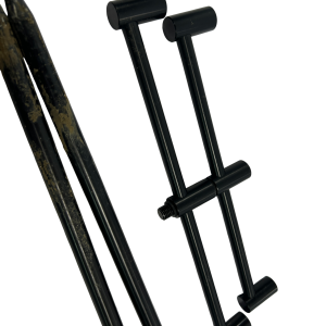 2x Fox Black Label Slim 3 Rod 9/10'' Buzzbars and 12'' Sticks - C13 - PRE LOVED - Image 4
