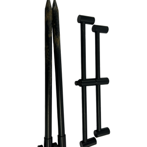 2x Fox Black Label Slim 3 Rod 9/10'' Buzzbars and 12'' Sticks - C13 - PRE LOVED - Image 6
