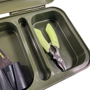 1x Ridgemonkey Action Station with Needle Set and Nite Glo Scissors Inside  - U111 - PRE LOVED - Image 5