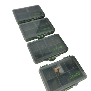 1x Thesus Large Tackle Box - 4 Compartment Boxes and 2 Rig Cases Inside - U147 - PRE LOVED - Image 4