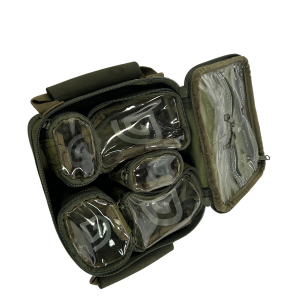 1x Trakker Bits Pouch with 5 Lead Pouches Inside - U154 - PRE LOVED