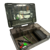 1x Korda Tackle Box - TERMINAL CLIPS, LEADCLIPS ECT INSIDE - U162 - PRE LOVED