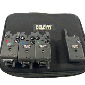 3x Delkim Txi Plus with Recevier and D-Locks In  Storage Case - R/B/G - S146 - PRE LOVED