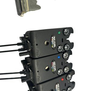 3x Delkim Txi Plus with Receiver, D-Locks, Lights - G/B/R - G11 - PRE LOVED - Image 4