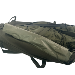 1x Solar South Westerly Pro Uni Bivvy - Mozzi Mesh, Ground Sheet, Front Infill, Storm Poles, Pegs (One Small Repair) - WHI44 - PRE LOVED