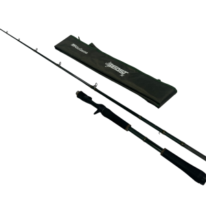 1x Abu Garcia Beast X Casting - 6'6Ft 35-100G Casting Weight 1+1 Pieces in Sleeve - YEL301 - PRE LOVED