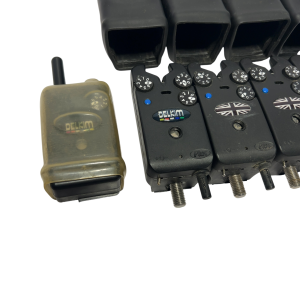 Alternative view of 4x Delkim TXI Plus Alarms & Receiver - D21 - PRE LOVED