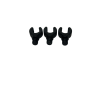 3x Cygnet Small Butt Grips - A3 - PRE LOVED