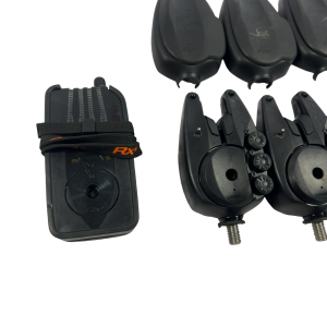 Alternative view of 3x Fox RX Plus Alarms with Receiver - H16 - PRE LOVED