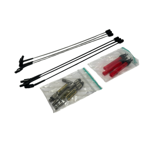 3x Solar Plastic Quivers with Indicators - A13 - PRE LOVED
