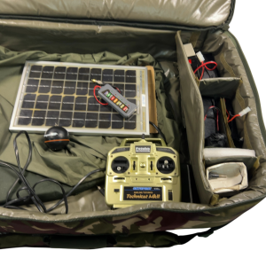 1x Angling Technics Technicat Mk2 with Solar Pannel .2 Sets Of Batteries, Deeper Pro + And Mount For Boat 
all in Saber Dpm Boat Bag - WHI658 - PRE LOVED - Image 4