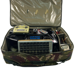 1x Angling Technics Technicat Mk2 with Solar Pannel .2 Sets Of Batteries, Deeper Pro + And Mount For Boat 
all in Saber Dpm Boat Bag - WHI658 - PRE LOVED
