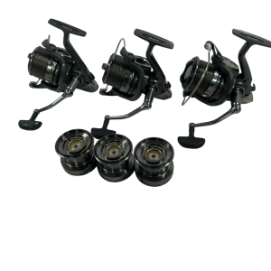 3x Daiwa Emcast 25A & Spare Spools - C5 - PRE LOVED