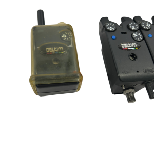 Alternative view of 3x Delkim TXI Plus Alarms & Receiver - B15 - PRE LOVED