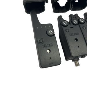 Alternative view of 2x Delkim EV-R 2 Alarms with Receiver - F17 - PRE LOVED