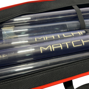 1x Daiwa Matchman power pole 14.5m - 8 Top kits and a Pole Cupping Kit (Damaged NO.4 Section) - RED612 - PRE LOVED
