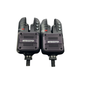 Alternative view of 3x Rippton Bitekeeper Cube Alarms with Receiver in Hardcase - S161 - PRE LOVED