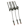 3x Jag Stainless 316 Snag Ears with Isotopes and Safe Liners with Isotopes - G3 - PRE LOVED