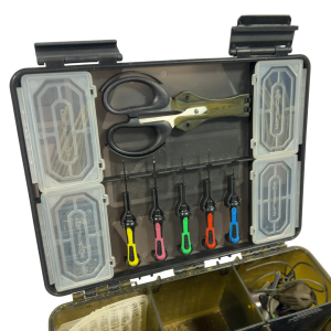 1x Korum Tackle Box Fully Loaded - With Leads/Rigs Inside - U137 - PRE LOVED - Image 3