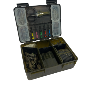 1x Korum Tackle Box Fully Loaded - With Leads/Rigs Inside - U137 - PRE LOVED