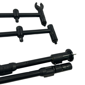 2x Fox Black Label QR 3 Rod Buzzbars with Sticks and Stage Stands with 2 ESap Butt Grips - D23 - PRE LOVED - Image 3