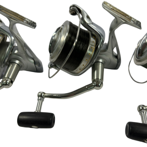 3x Shimano Aero Technium MGS 10000 XSA with Spare Spools - E2 - PRE LOVED - Image 3
