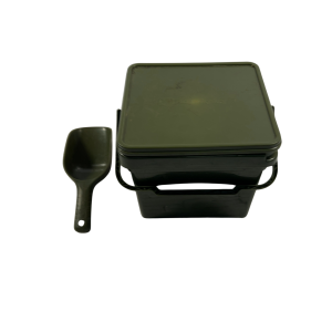 1x Ridgemonkey Compact Bucket and Spoon - S102 - PRE LOVED