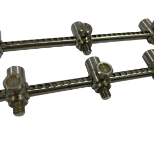 2x Cyporgraphy 3 Rod Buzzbars Stainless Front and Back - F22 - PRE LOVED - Image 3