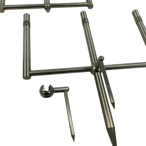 Alternative view of 1x Korda Singlez Stainless 3 Rod Set with Stabilisers 6.5Inch Uprights - Only One Spike - S112 - PRE LOVED