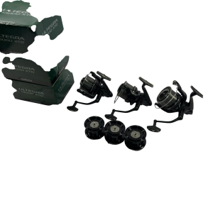 3x Shimano 14000 Ultegra XTD with Spare Spools in Boxes - J - PRE LOVED
